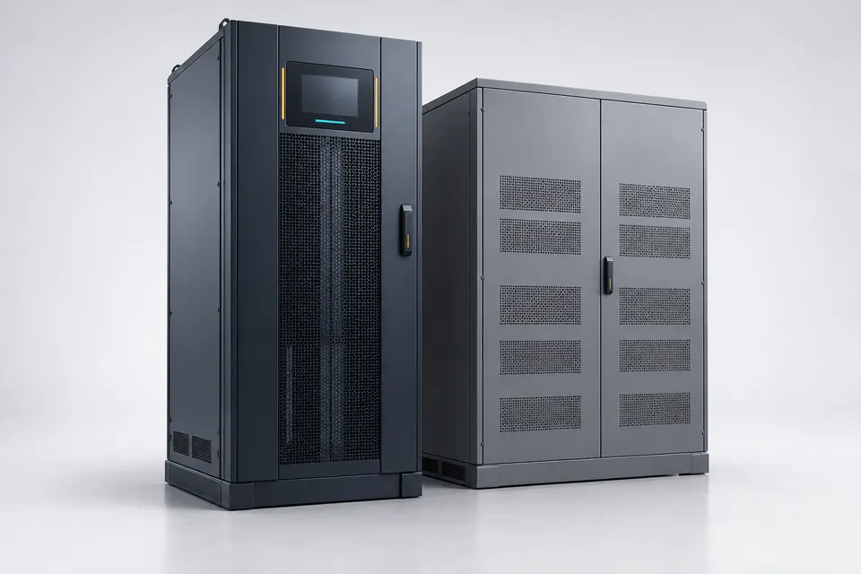 Online UPS ve harici akü kabininin temsili ürün görseli